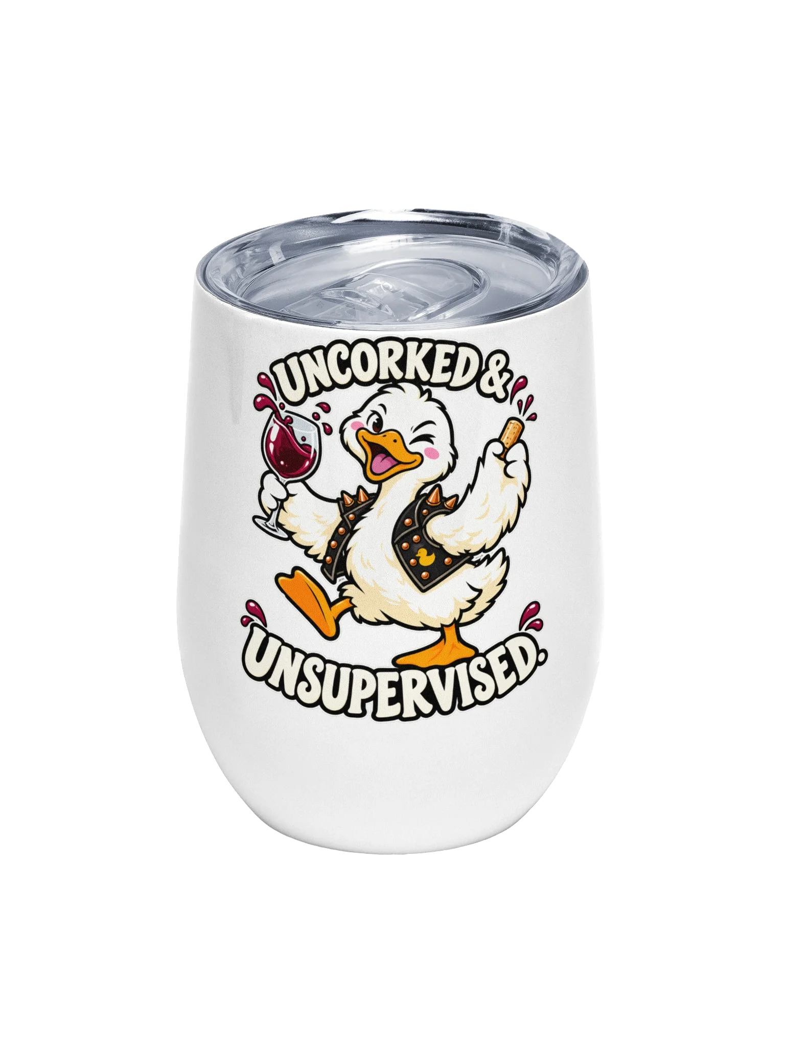 Uncorked & Unsupervised — Sir Honks-A-Lot Wine Glass