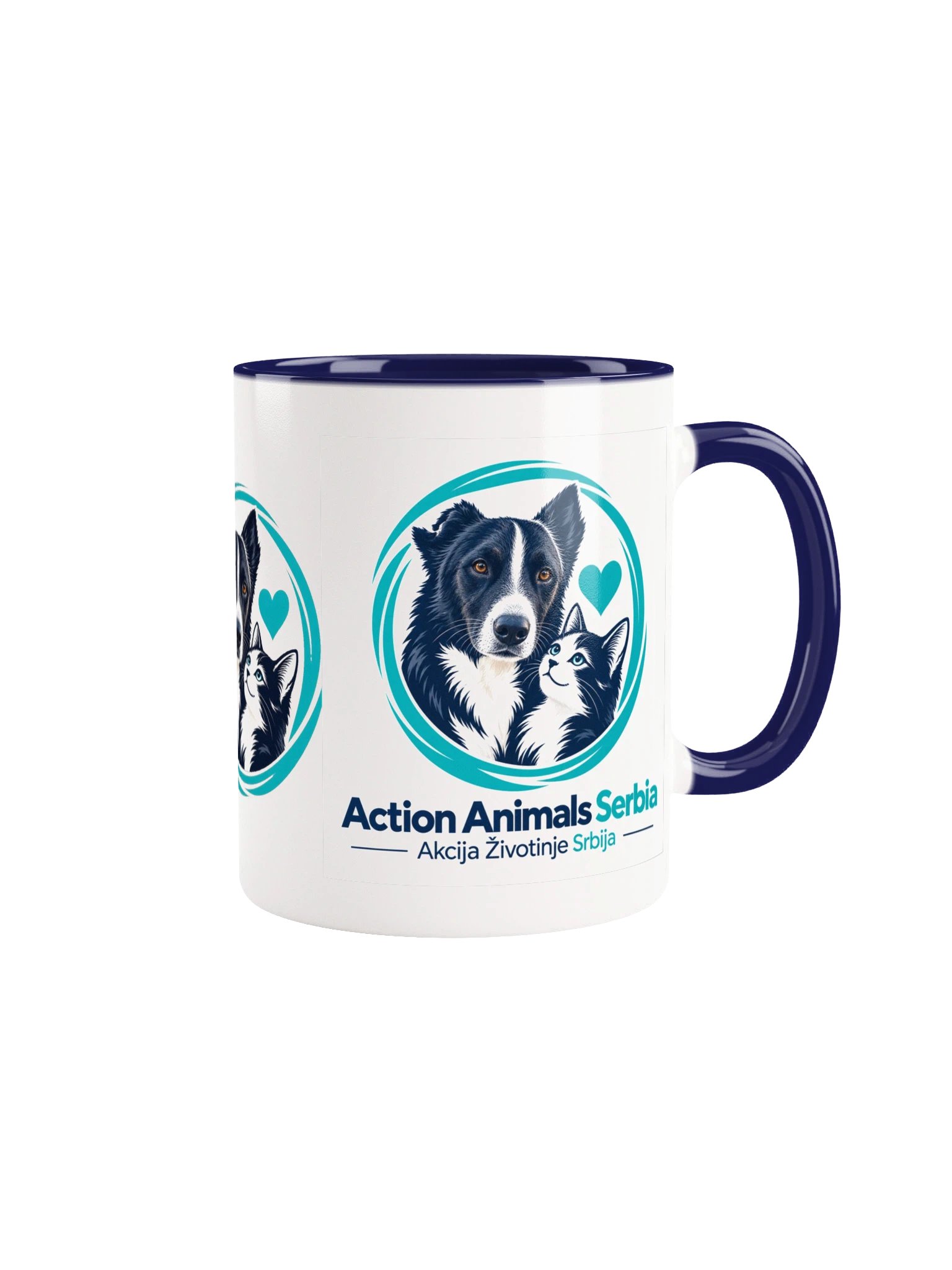 AAS · Hund und Katze – Tasse mit farbigem Inneren product image (16)