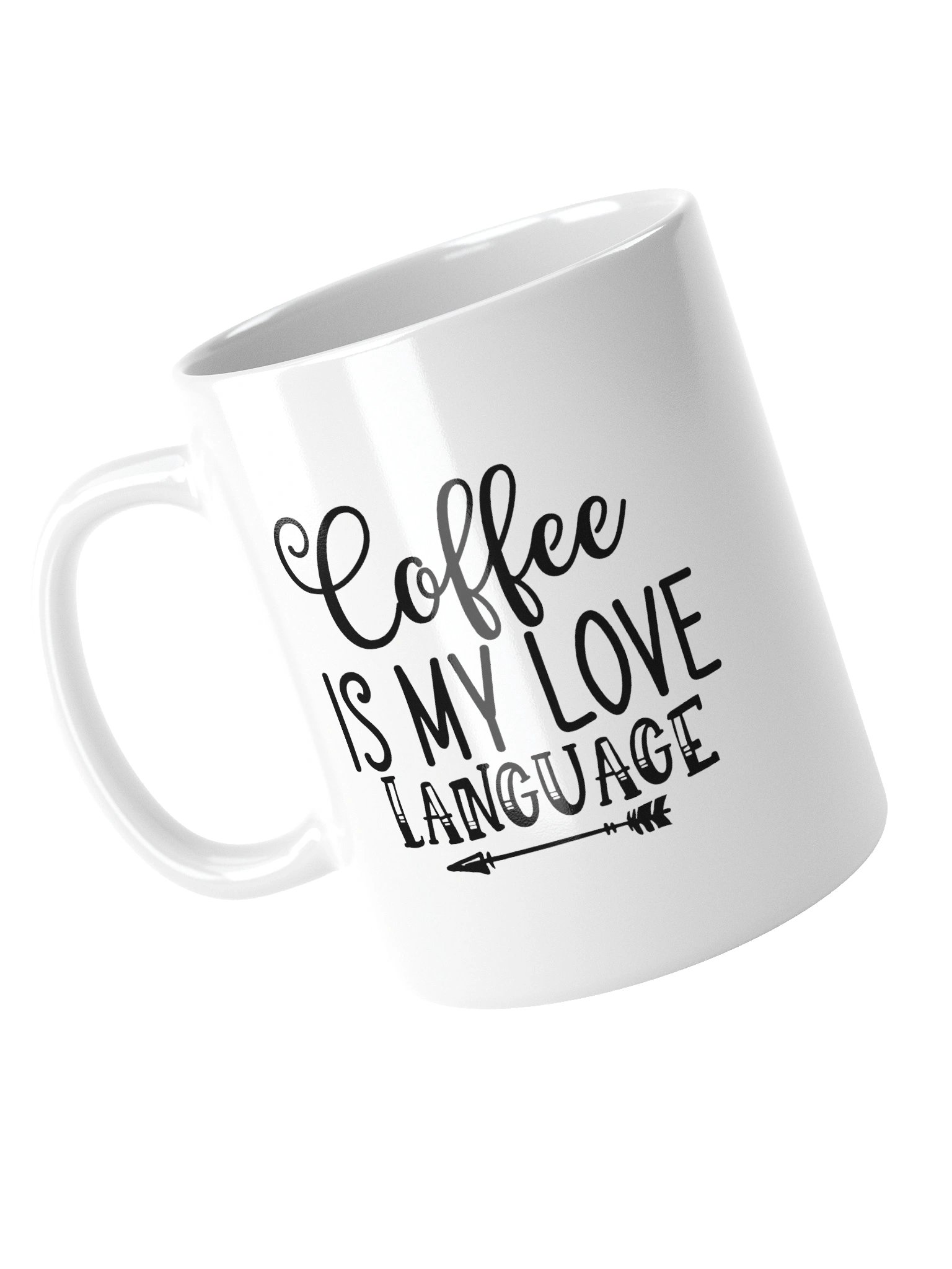 Coffee Is My Love Language Funny Mug - Cute Coffee Lover Ceramic Cup Gift product image (10)