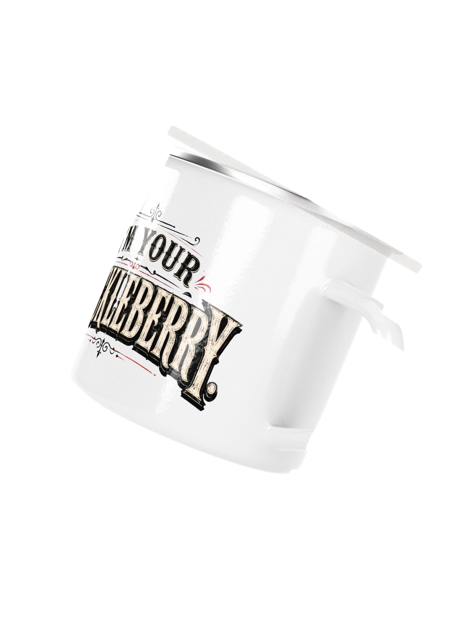 I’m Your Huckleberry Enamel Mug product image (4)