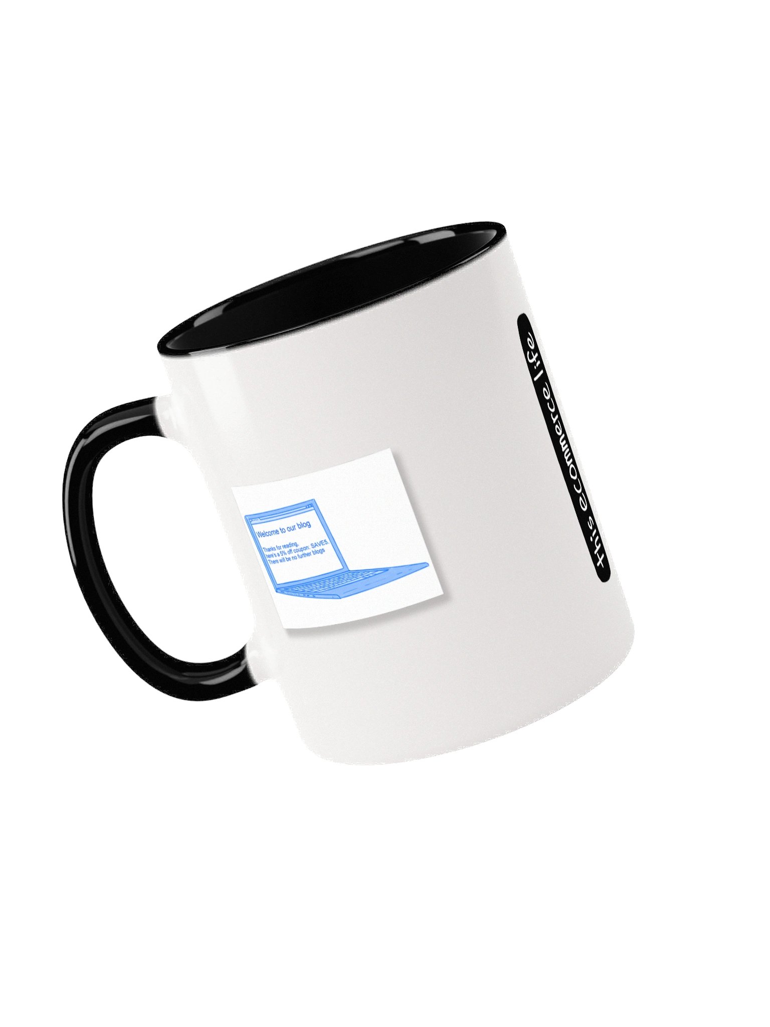 "Welcome to our blog" mug product image (5)