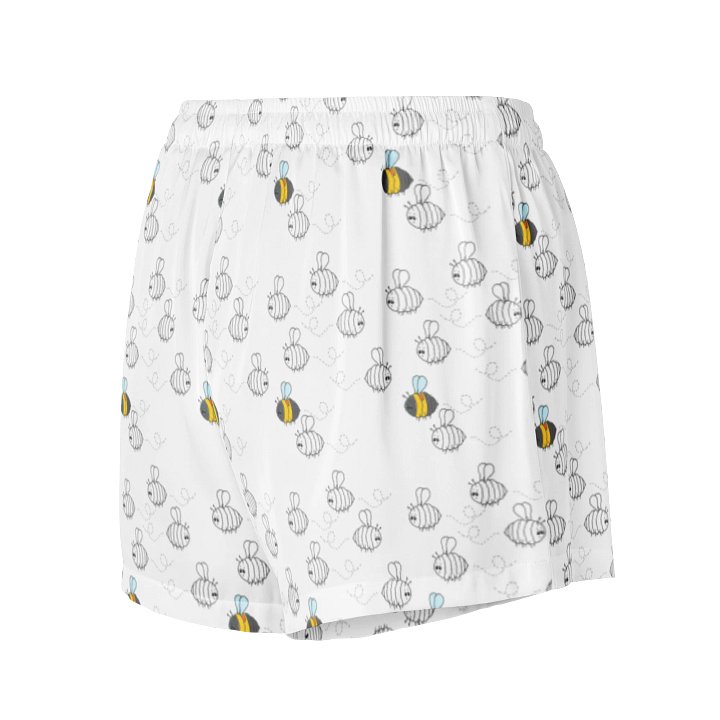 Whimsical BeesAll-Over Women's Pajama Shorts product image (2)
