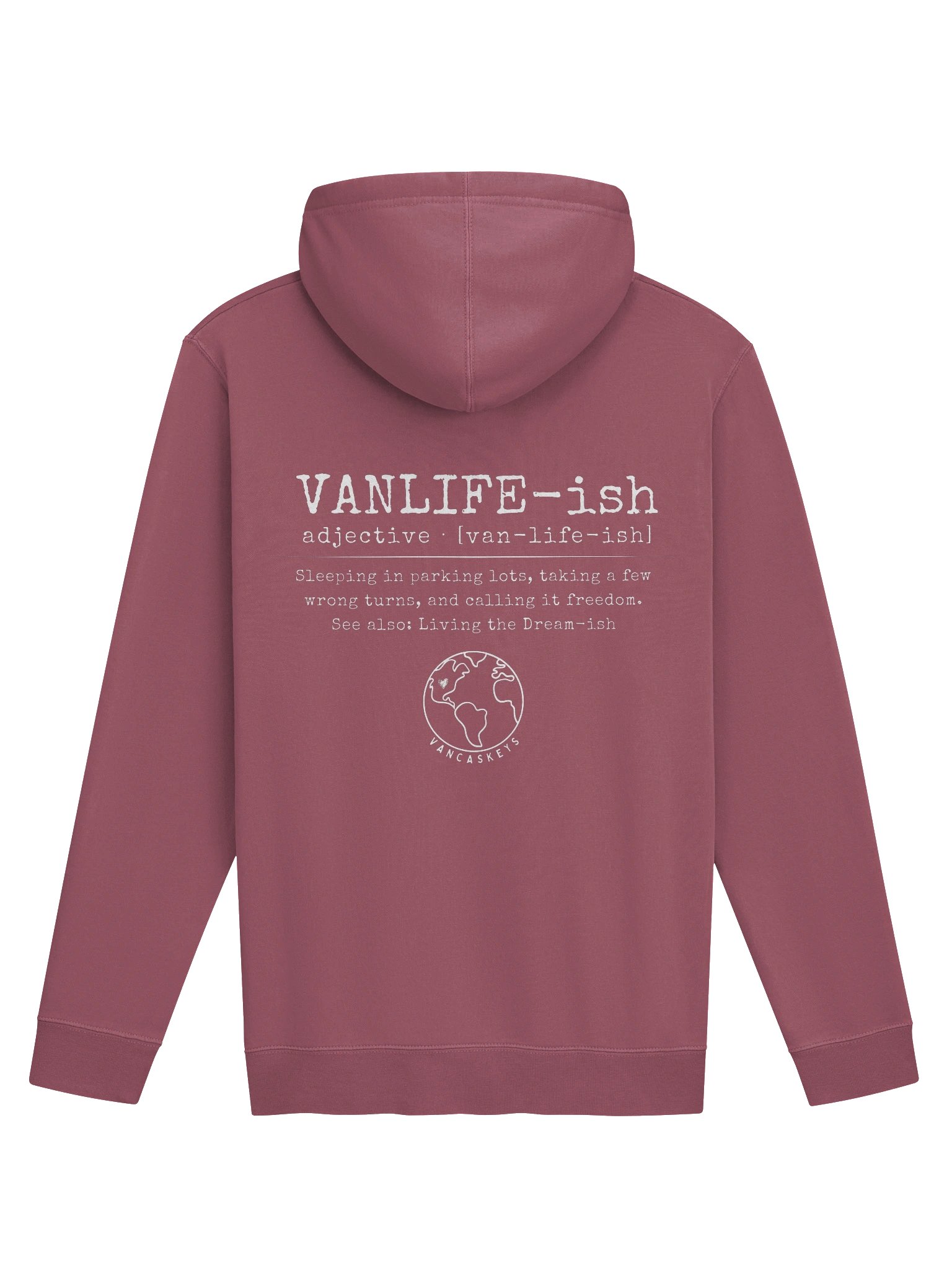 Vanlife-ish Definition Pigment Dyed Hoodie (Both Sides) product image (14)