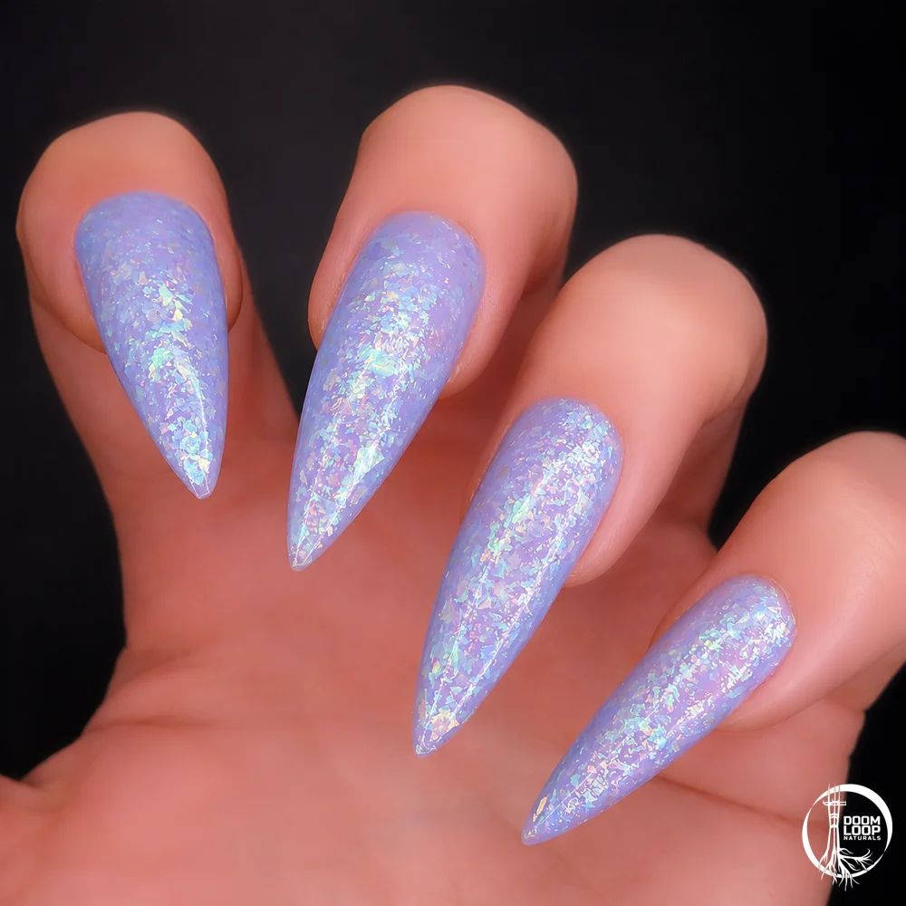 THIS FUTURE THEY FEAR - Luminous Blue Jelly Flakie Nail Polish product image (4)