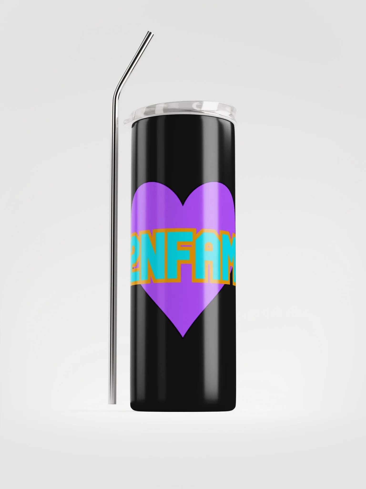 2NFAM Heart Medium Tumbler product image (1)