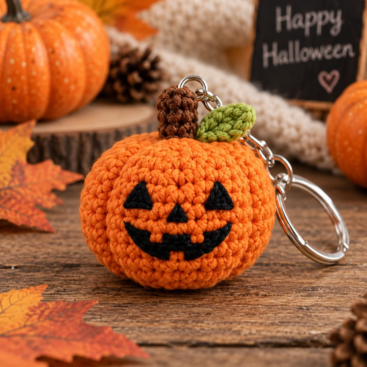 Halloween Crochet Keychain Patterns PDF, 10 Amigurumi Designs, Spooky Bundle, Digital Download product image (3)