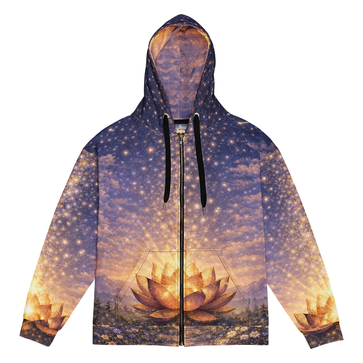The Lotus Within Zip-Up Hoodie product image (1)