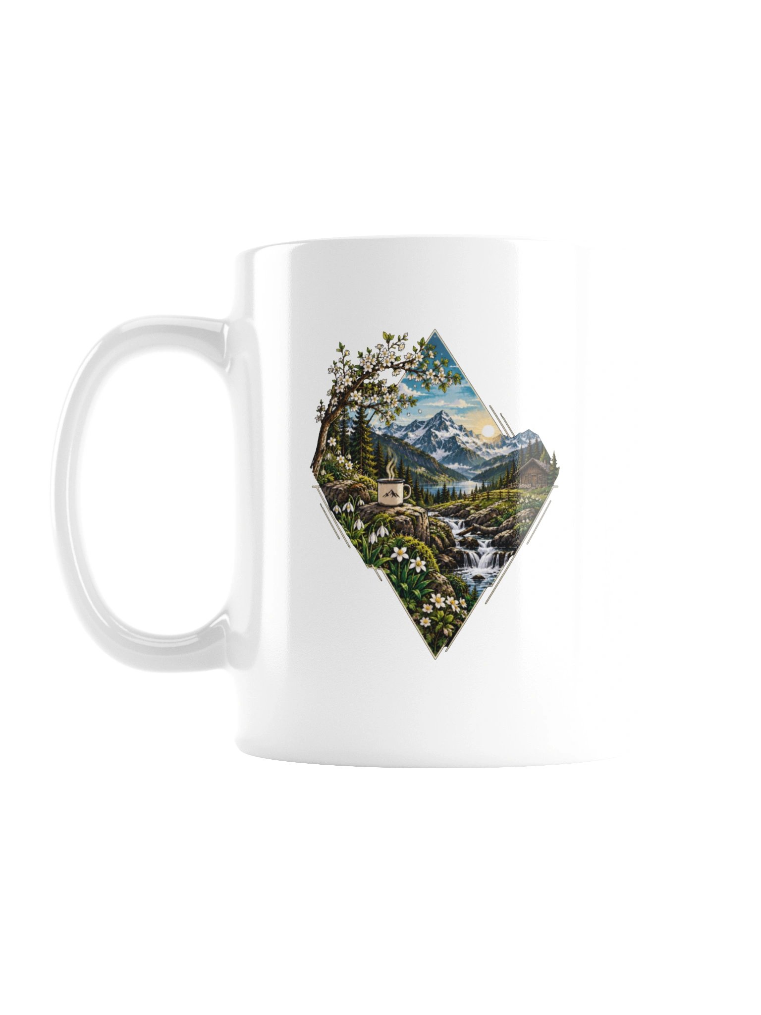Mountain Spring – Coffee & Wildflowers Mug product image (1)