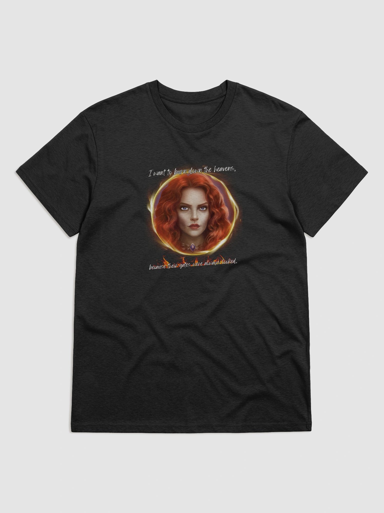 Black Regular Fit T-Shirt Dawn of Silence: Cymara product image (1)