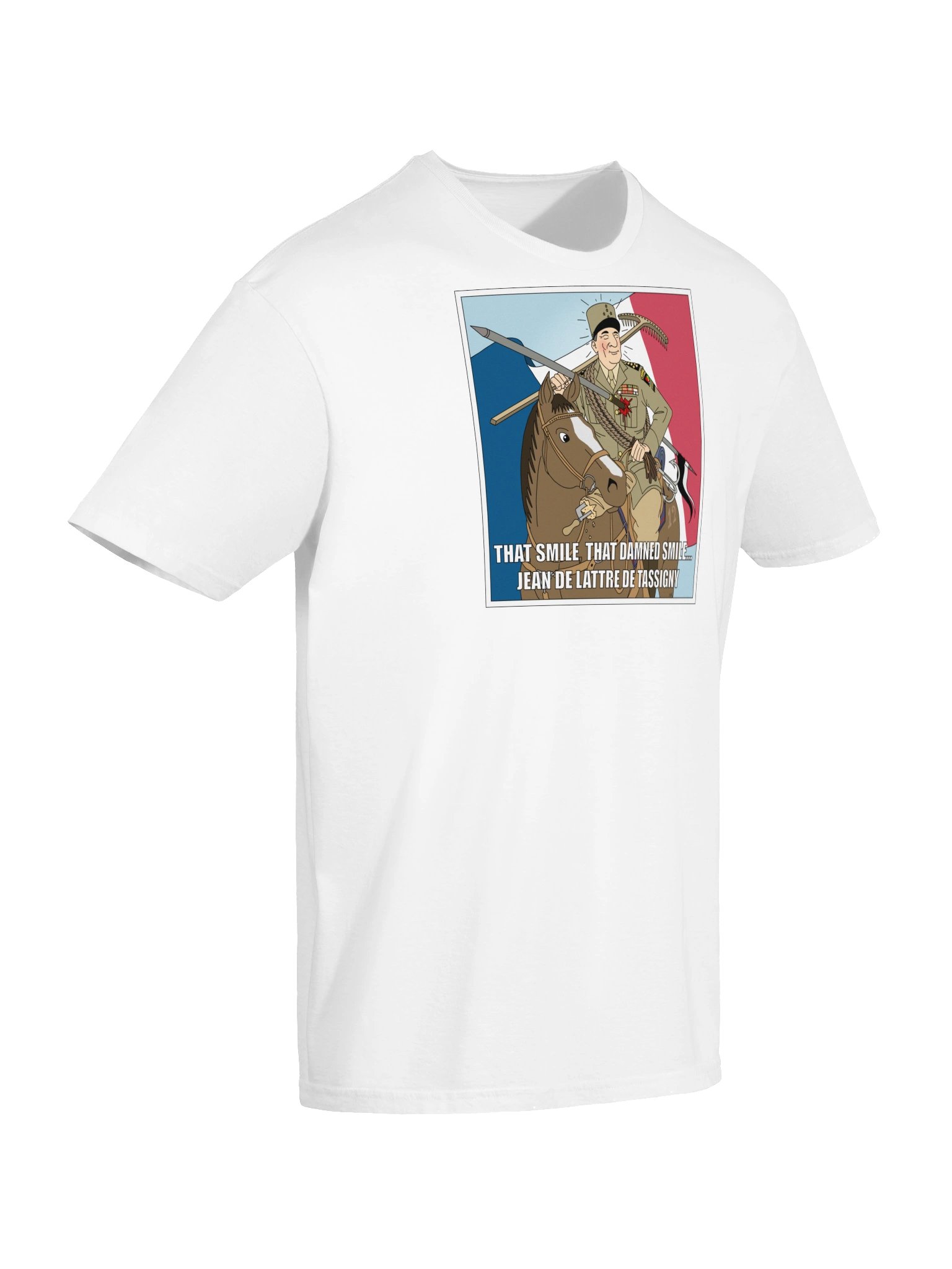 That smile, That damn smile - Jean De Lattre De Tassigny (Herr T-shirt) product image (6)