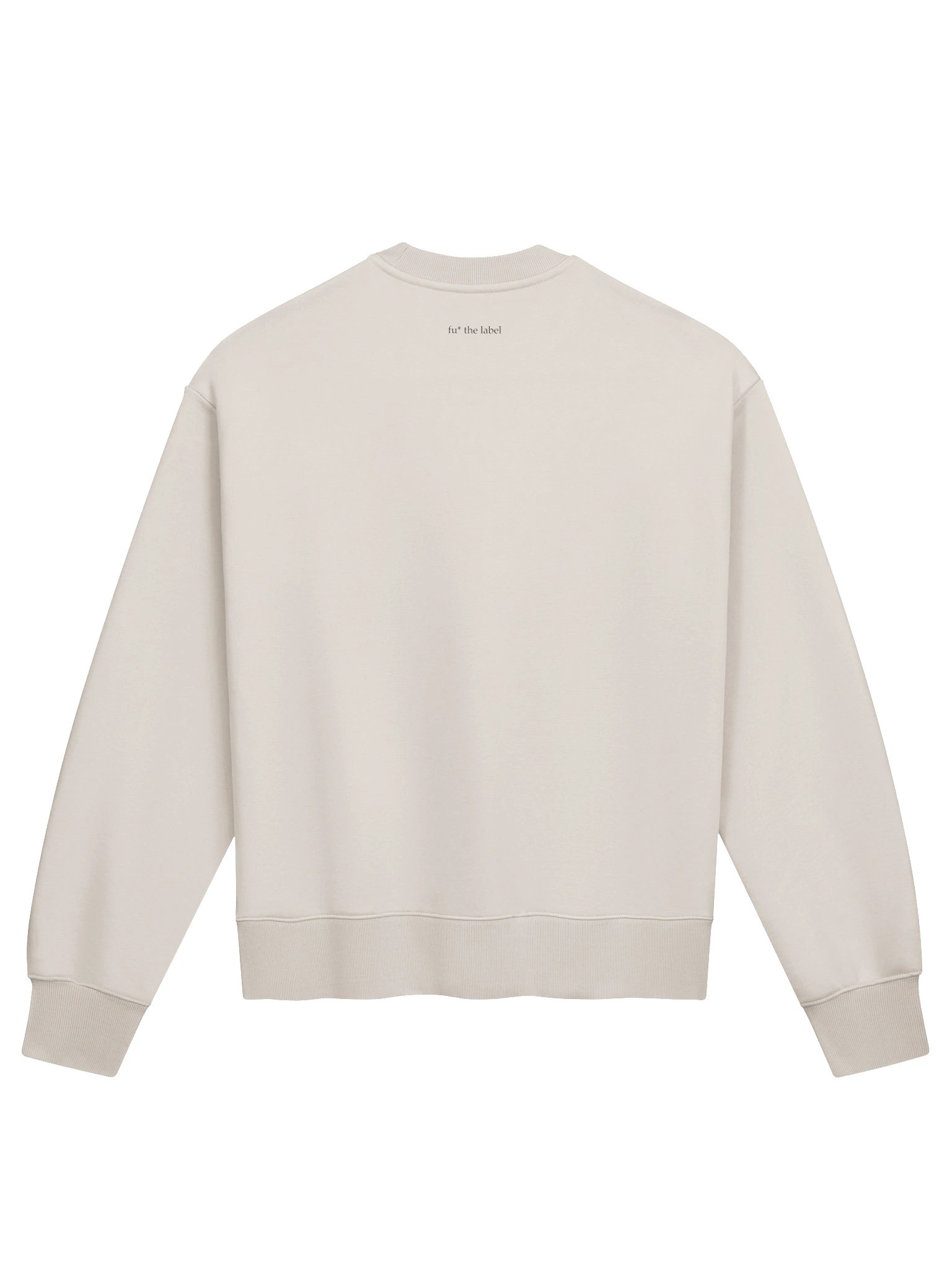 trained on human feedback* — heavy crewneck product image (2)