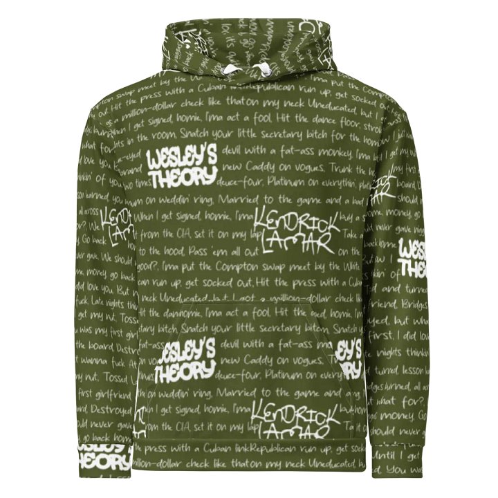 Wesley's Theory - Kendrick Lamar- GREEN - Unisex Hoodie product image (2)