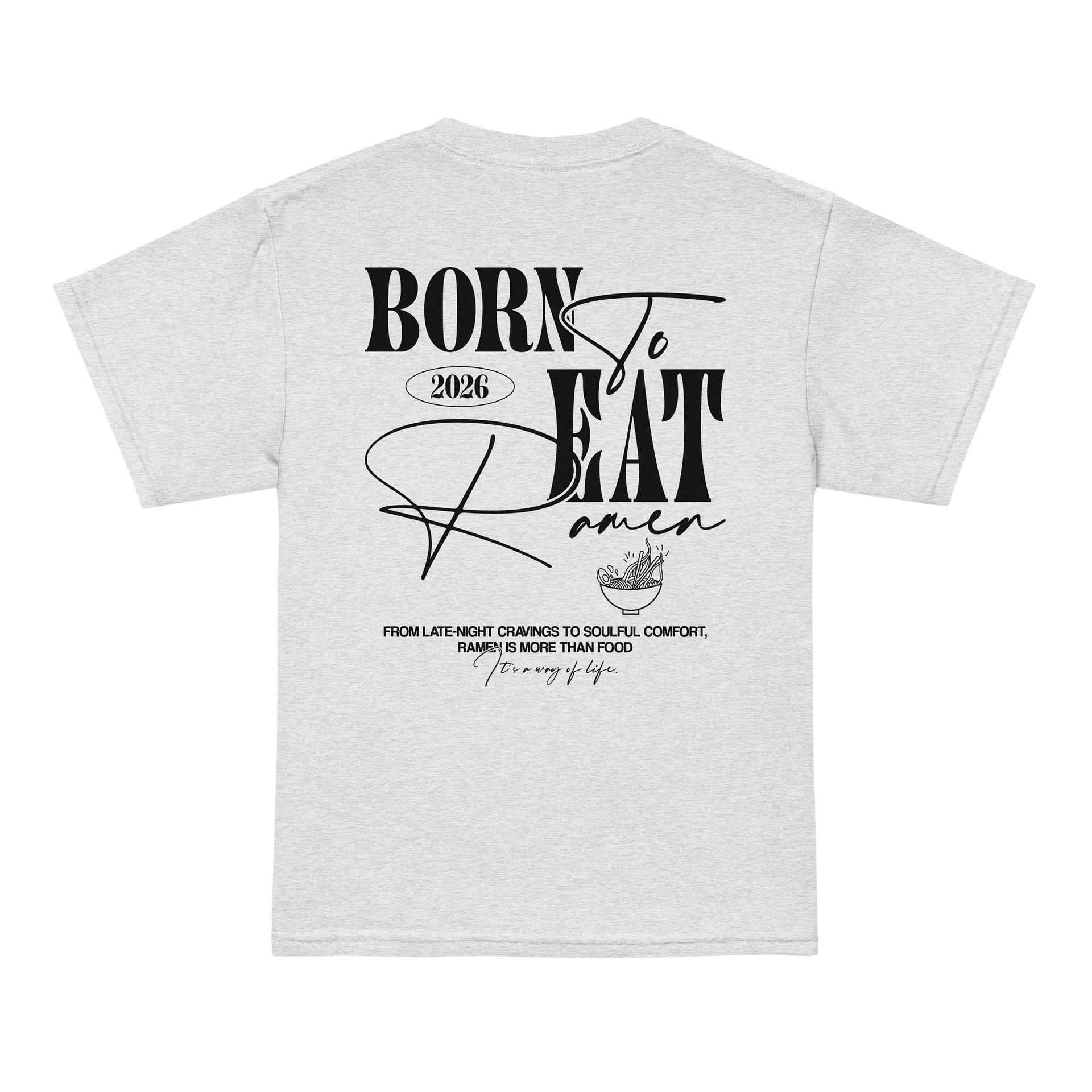 Youth Typography Comfort T-Shirt Light product image (4)