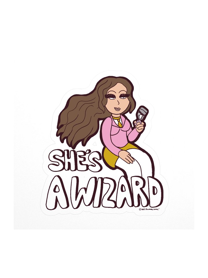 GRWM Girlhood™ “She’s a Wizard” Sticker product image (1)
