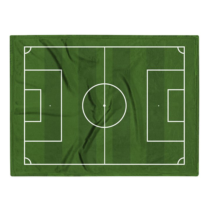 Pitch-Perfect Football/Soccer Field Throw Blanket product image (2)