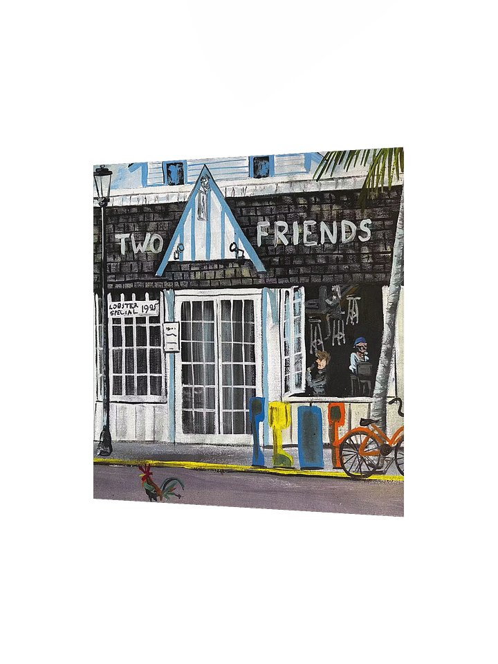 Rick Burnett Two Friends Karaoke Square Poster product image (2)