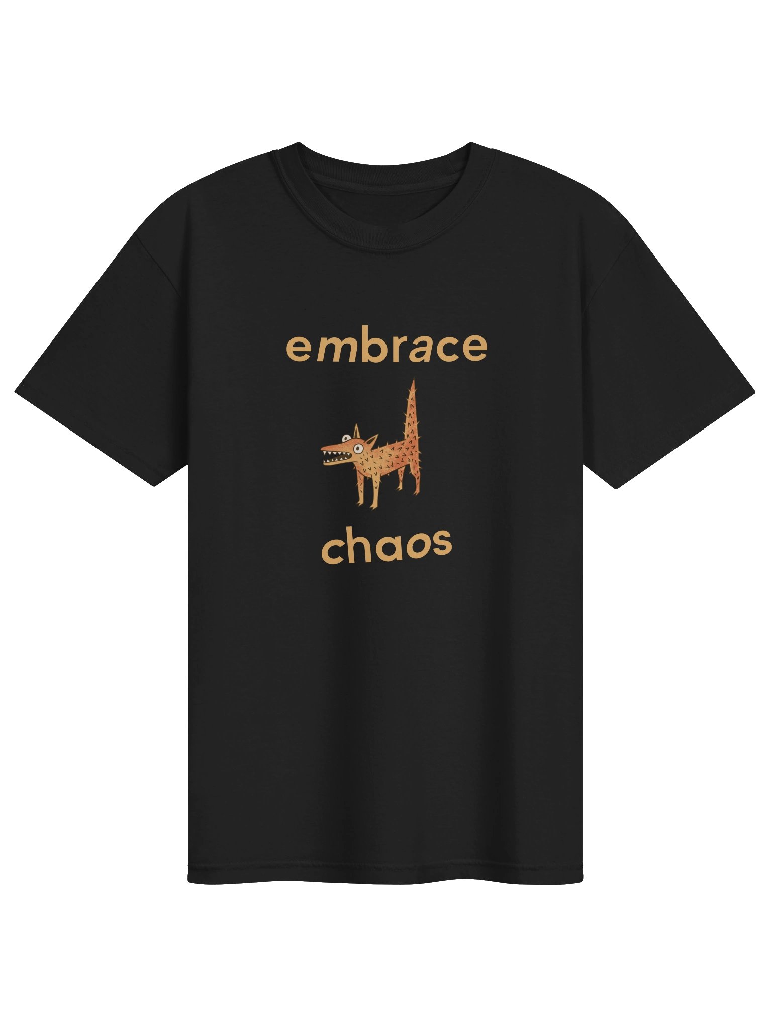 Sparky "embrace chaos" t-shirt product image (1)