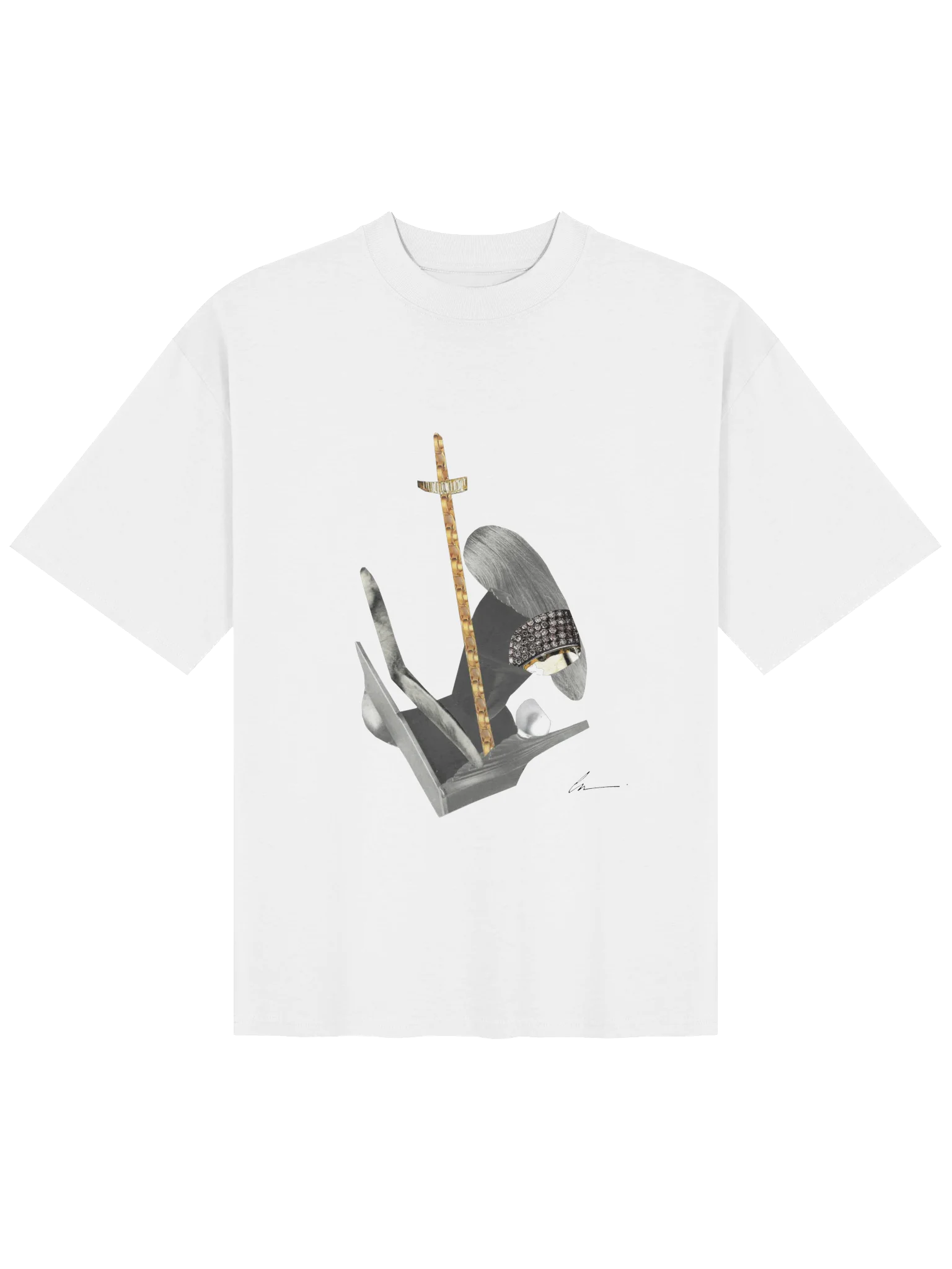 003 RISE UNISEX OVERSIZED T-SHIRT WT 26 product image (1)