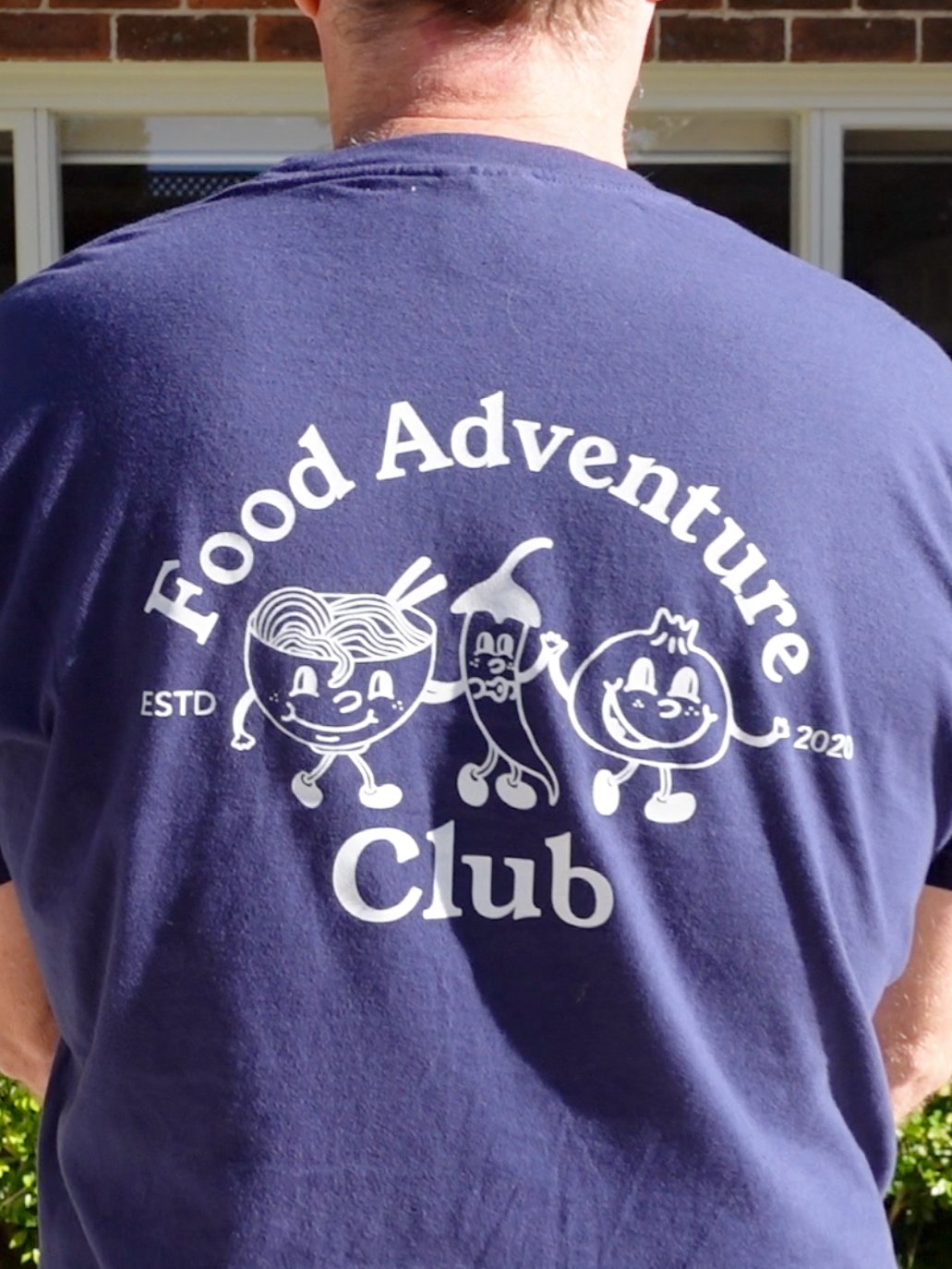 Food adventure Club T-Shirt NAVY product image (4)
