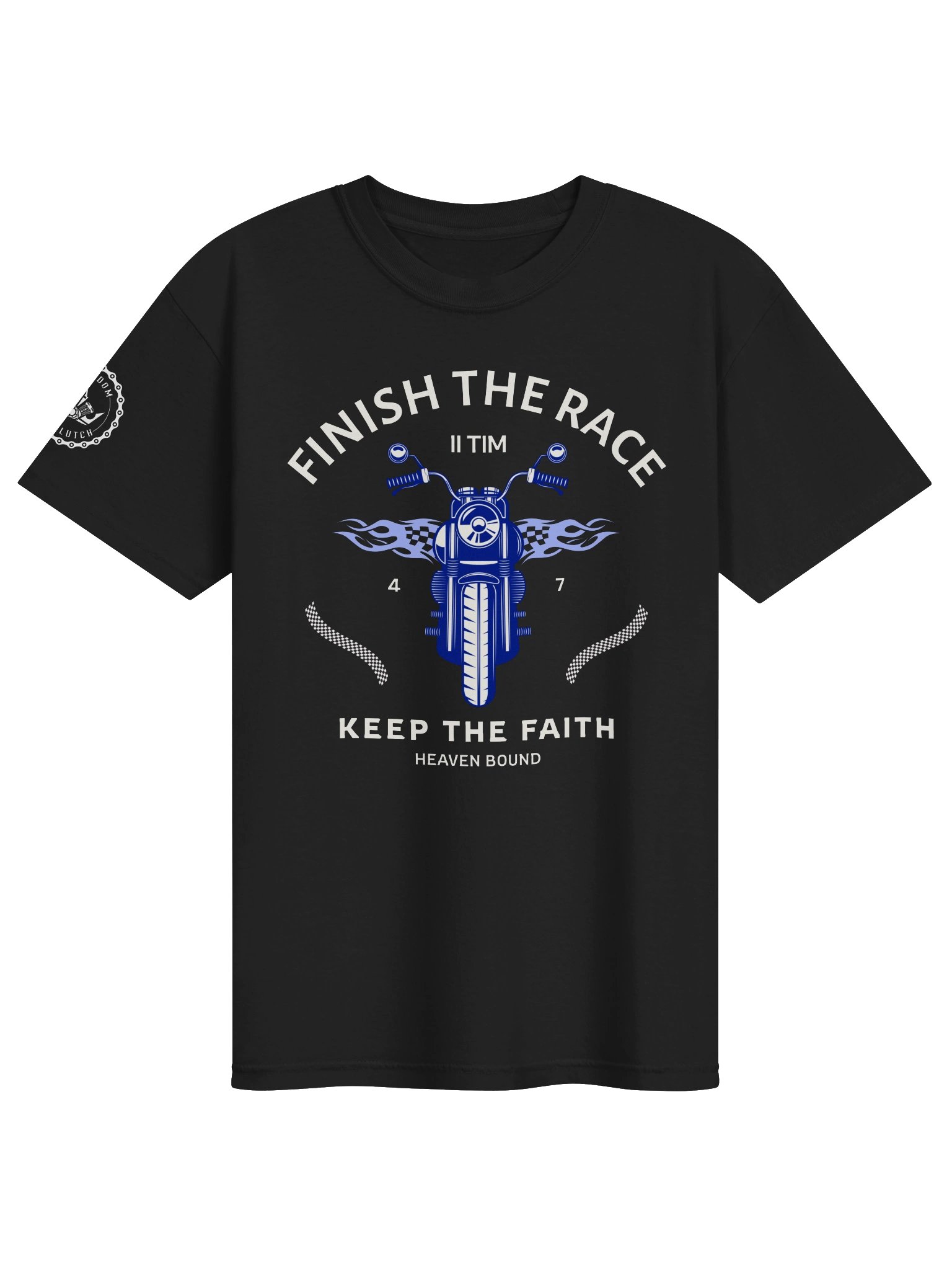 Finish the Race (Blue) product image (3)