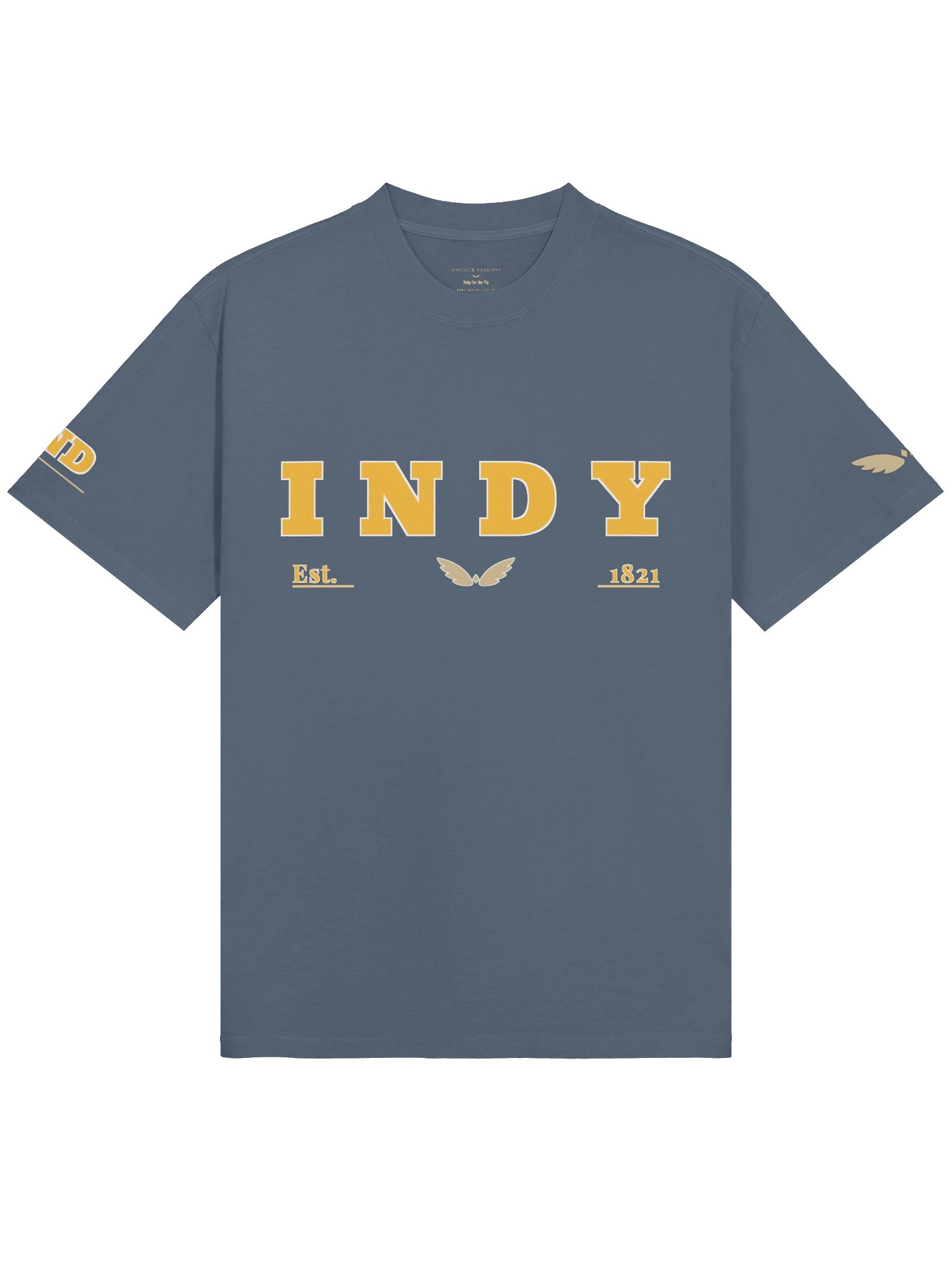 INDY · FADED TEE· NAVY BLUE product image (1)