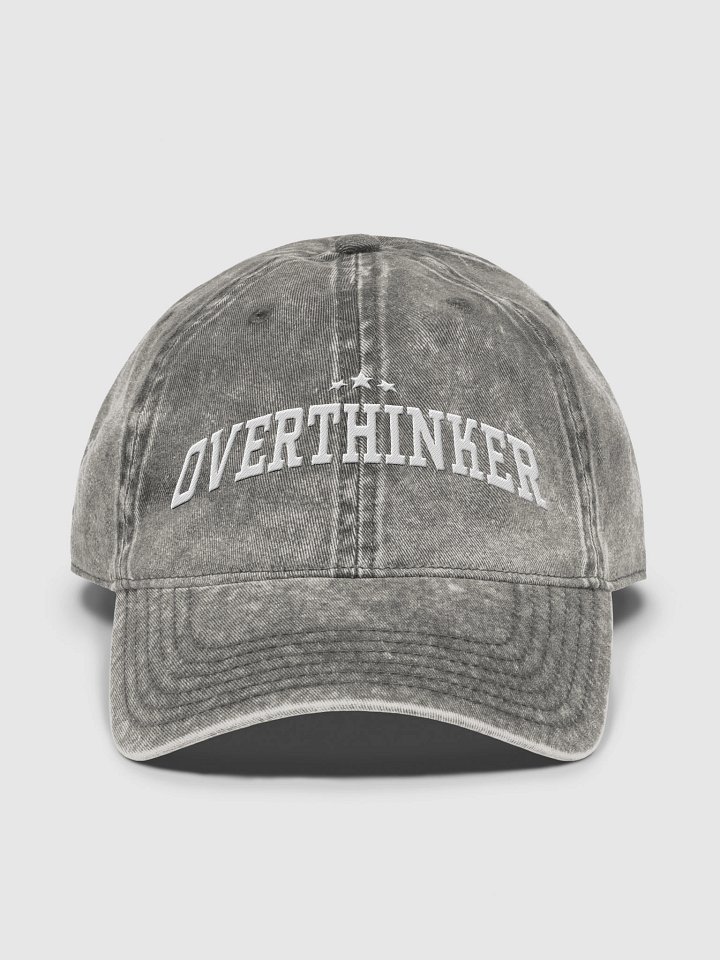 Overthinker (Otto Vintage Wash Dad Hat) product image (15)