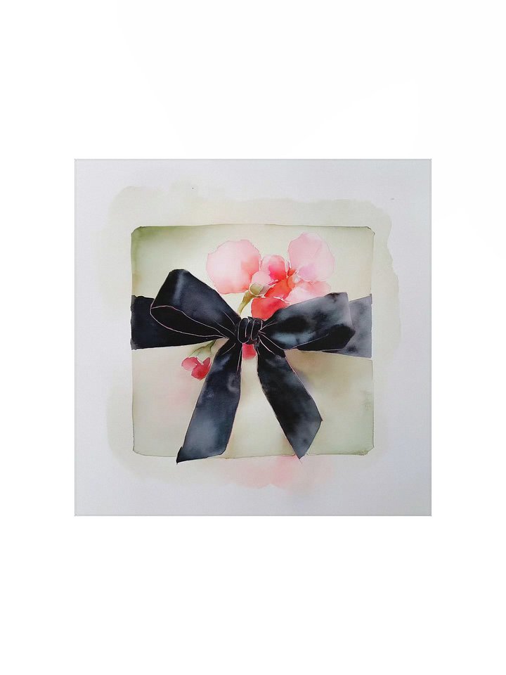 Coquette: Orchid Black Bow Gift Box product image (1)