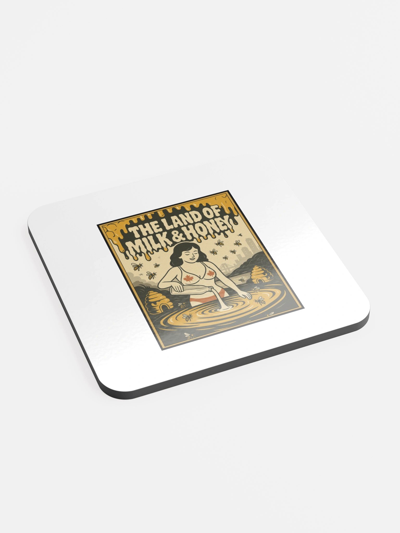 "THE LAND OF MILK & HONEY" Coaster product image (1)