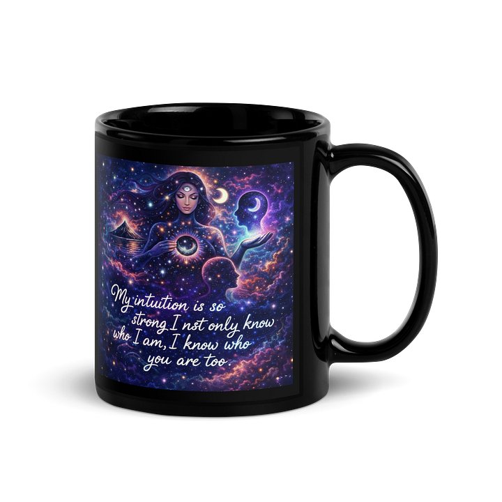 Intuitive Cosmic Connection -Black Mug product image (3)