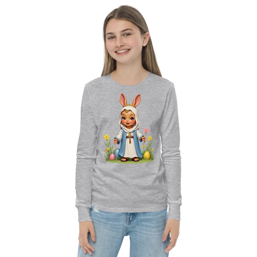 Easter Bunny Royalty Youth Long Sleeve Tee product image (21)