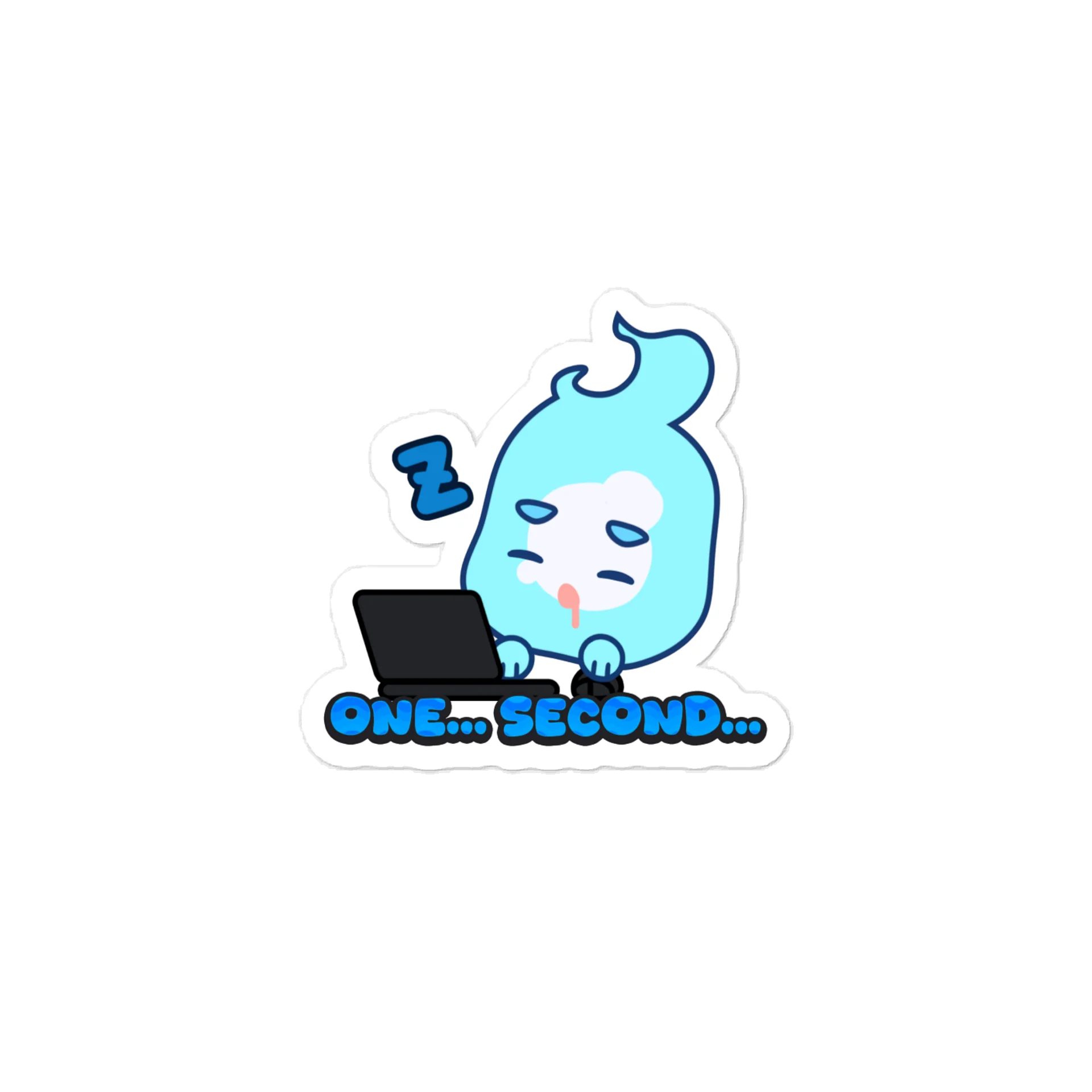One...Second... - Vinyl Decal Sticker [ For Cars / Bottles / Laptops etc.] product image (1)