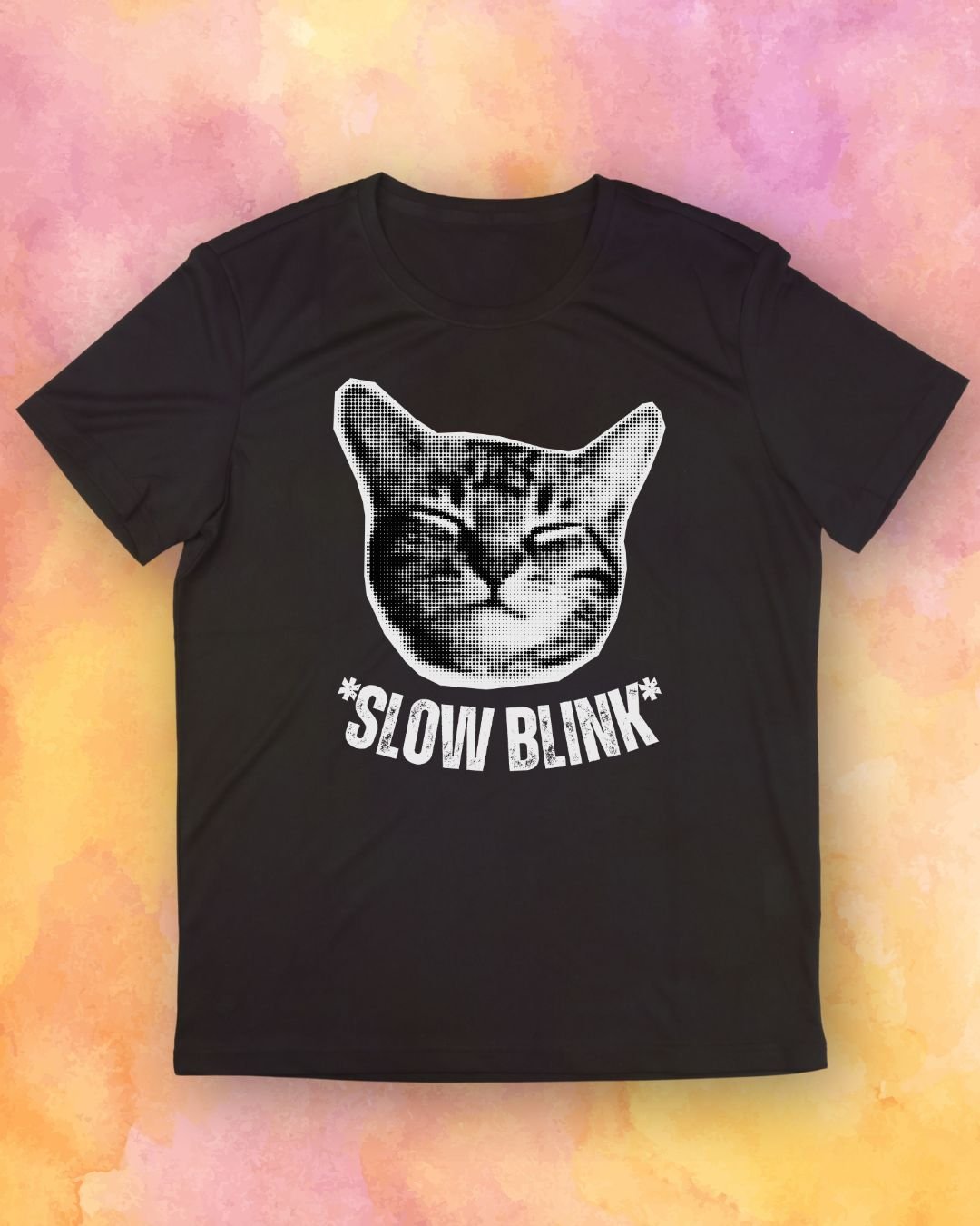Slow Blink Cat T-Shirt product image (2)
