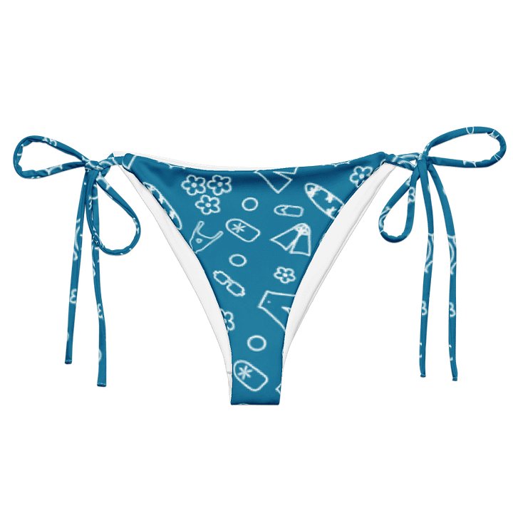 Beach Necessities Pattern String Bikini Bottom product image (1)