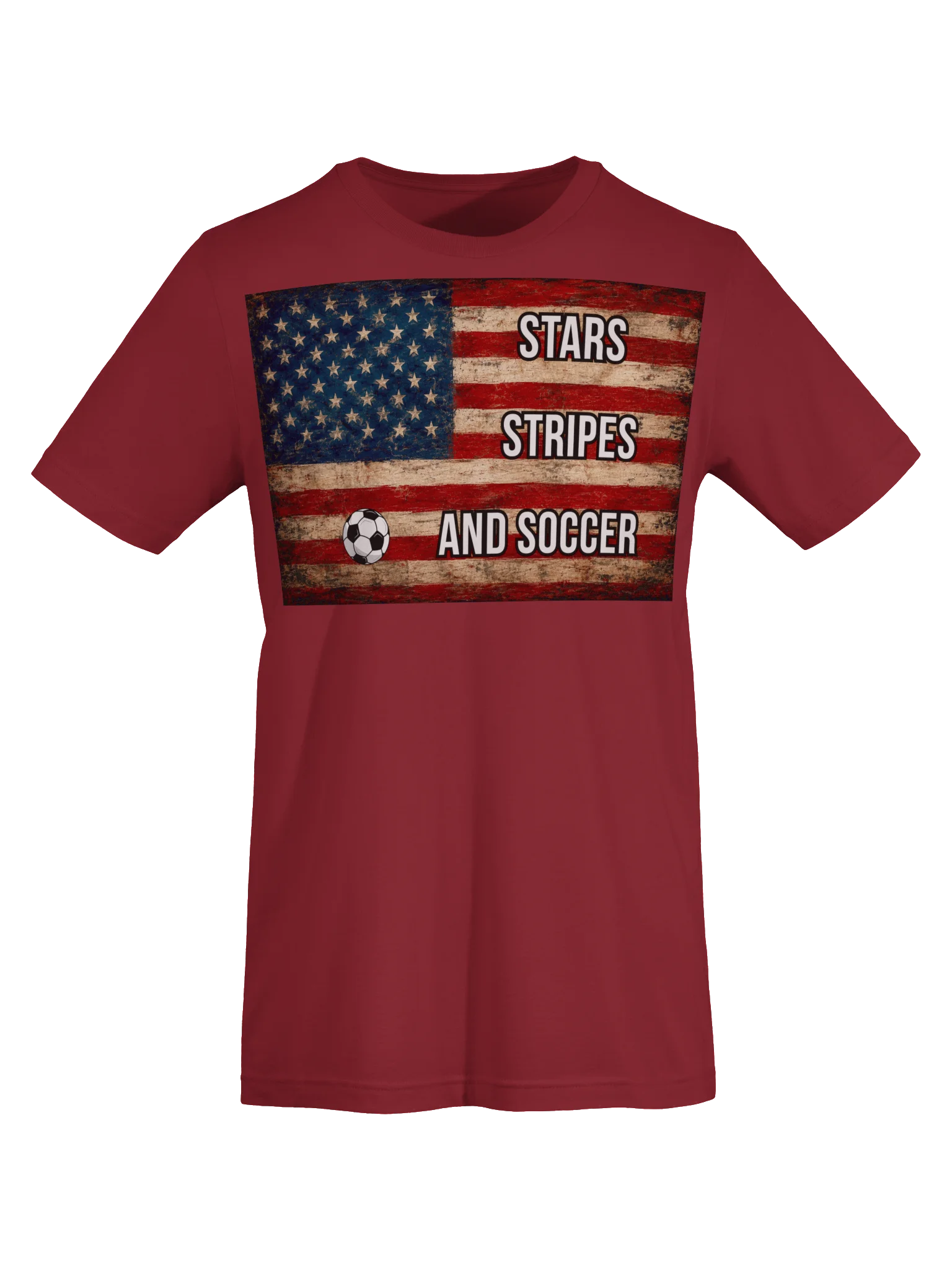 Stars, Stripes & Soccer Shirt | USA Soccer Fan T-Shirt product image (35)