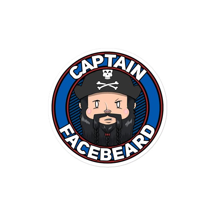 Captain FaceBeard Fridge Magnet product image (2)