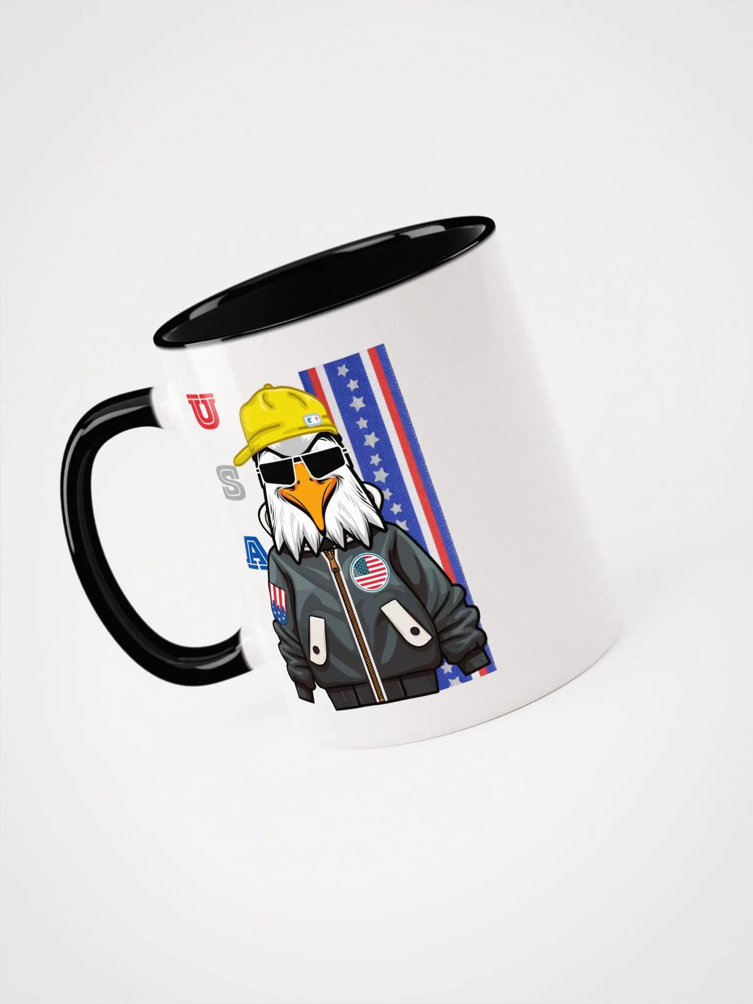 Patriotic Eagle with Stars & Stripes Ceramic Mug product image (40)