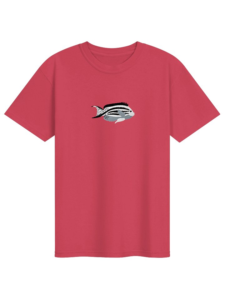 Lamarck's Angelfish Embroidered Shirt | Black & White Reef Angelfish Tee | Saltwater Aquarium Apparel product image (49)