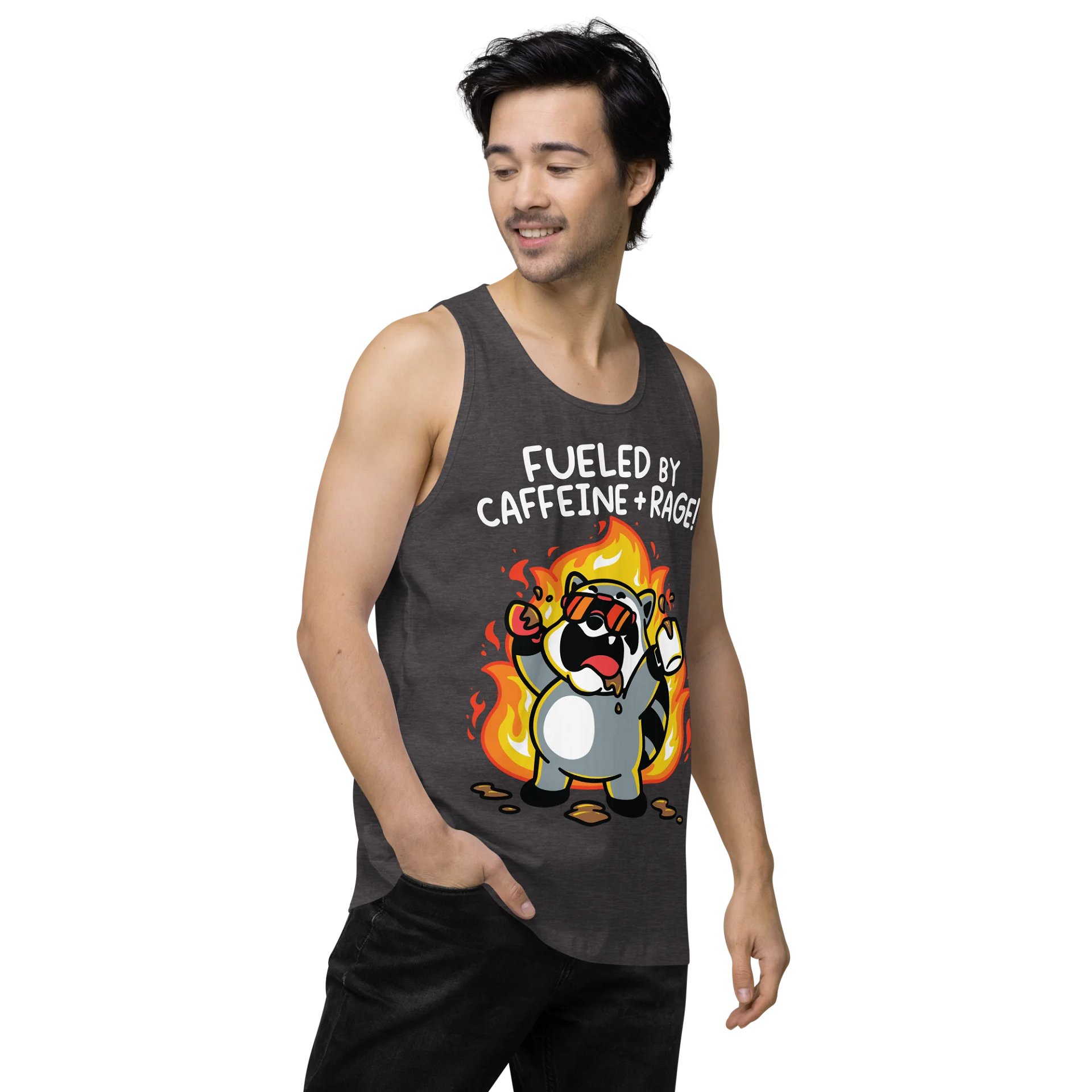 Caffeine & Rage Men's Tank Top product image (3)