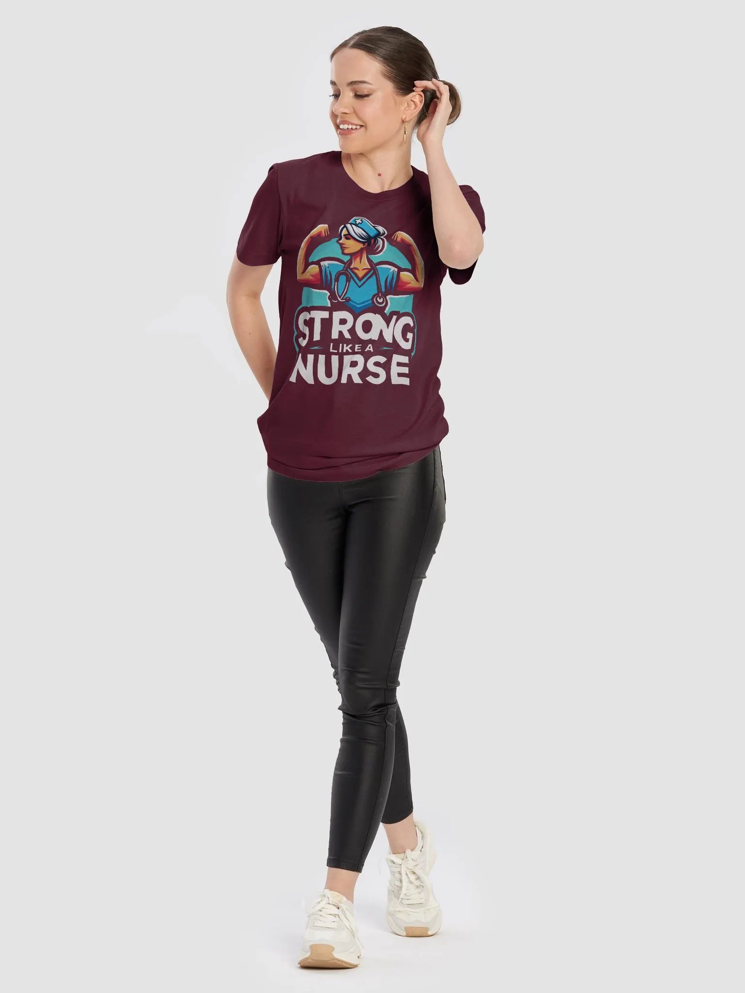 Strong Like a Nurse Flex Tee product image (109)