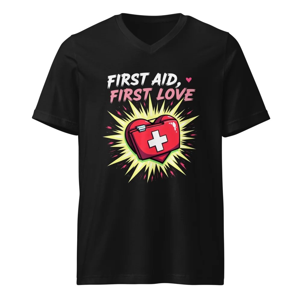 Love First Aid Heart Kit V-Neck Tee product image (1)