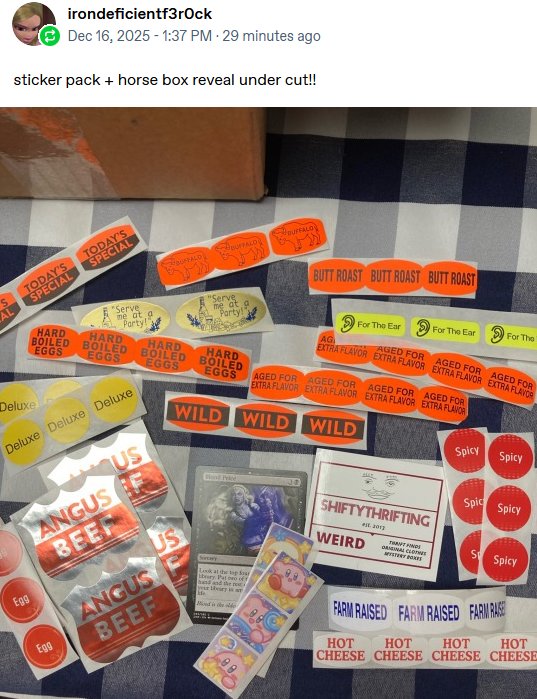 Random Shifty Label Pack - ships free! product image (2)