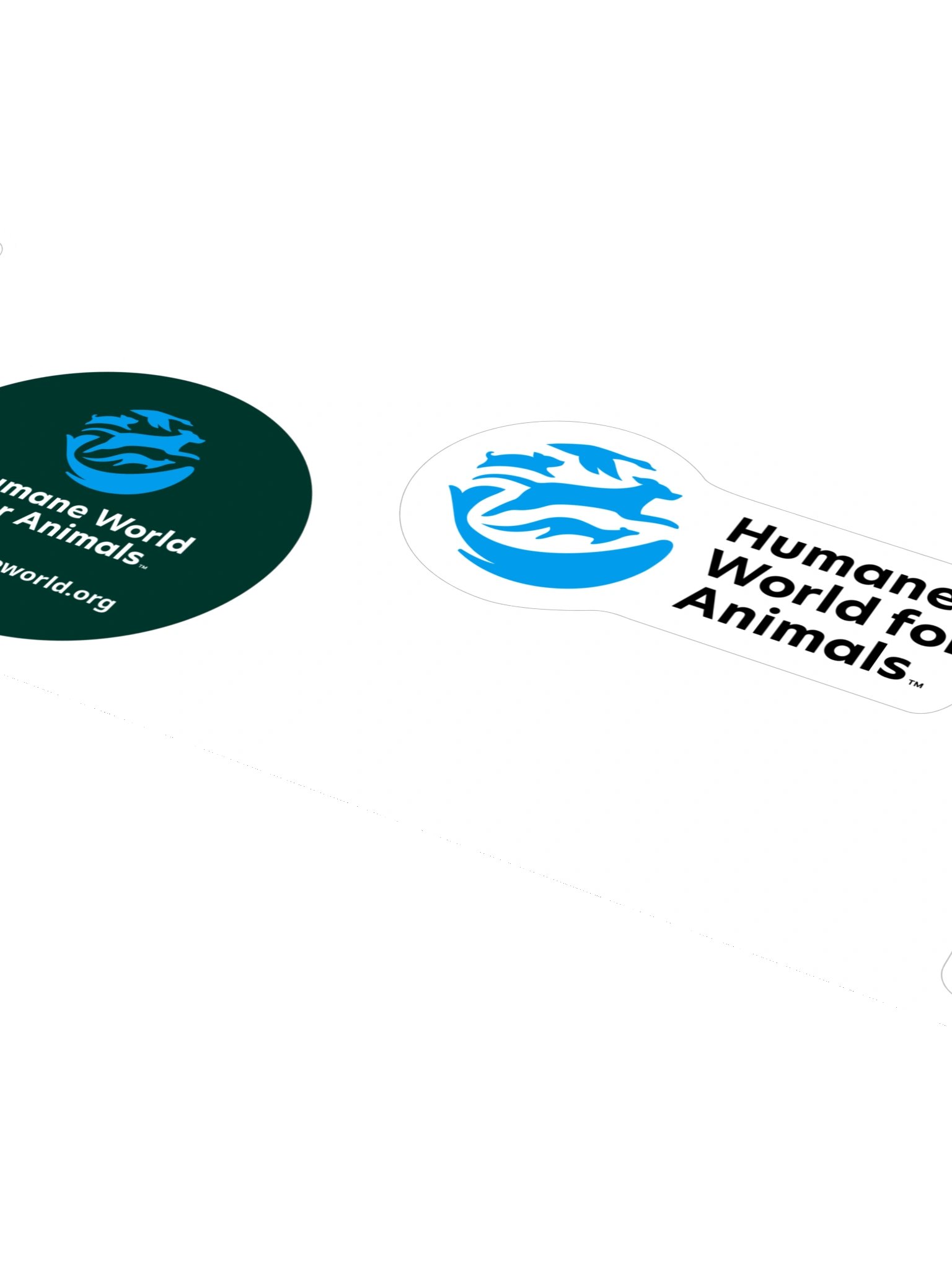 Humane World for Animals mission stickers – Set of 4 product image (9)