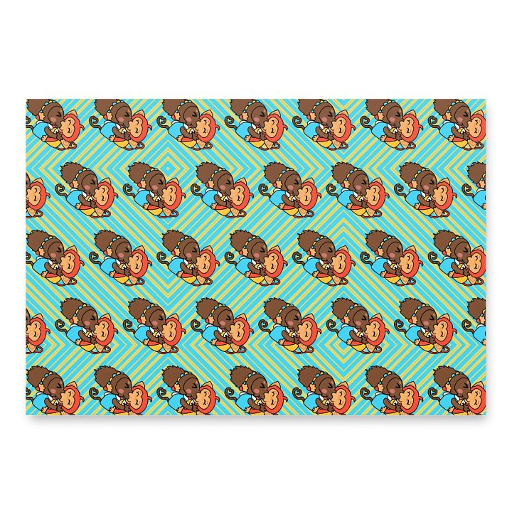 Monkey Yuri Wrapping Paper product image (2)