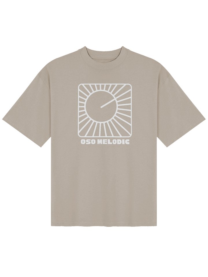 Oso Melodic Beige Oversized T-shirt product image (1)