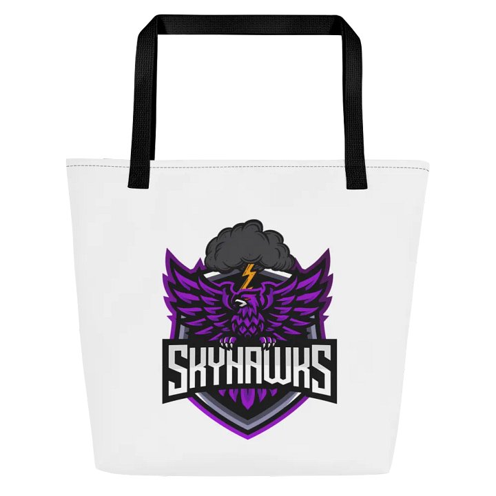 Skyhawks Logo #2 Large Tote Bag w/ Pocket product image (2)
