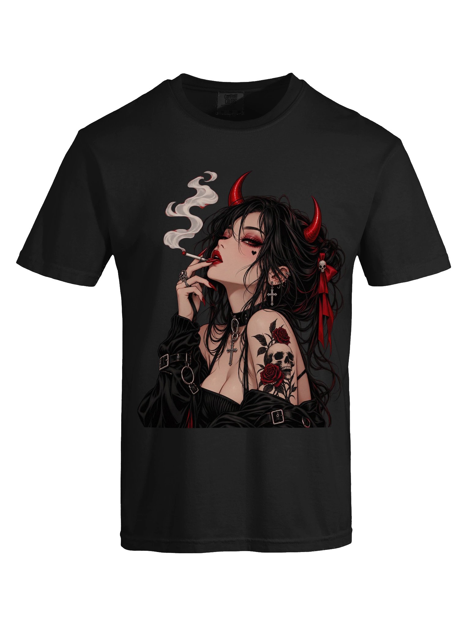 Devil’s Darling — Gothic Demon Girl T-Shirt product image (64)