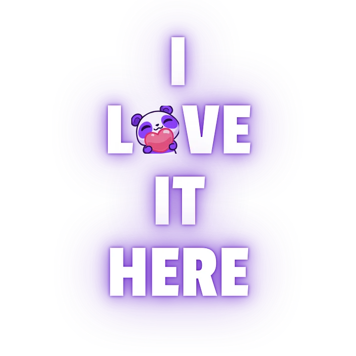 I Love It Here Sticker product image (1)
