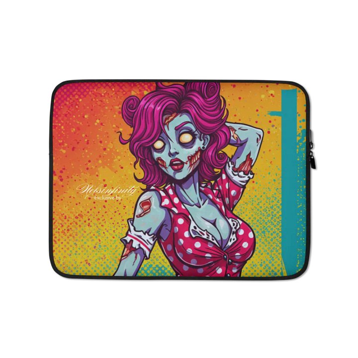 V2 Zombie Pinup Laptop Sleeve product image (1)