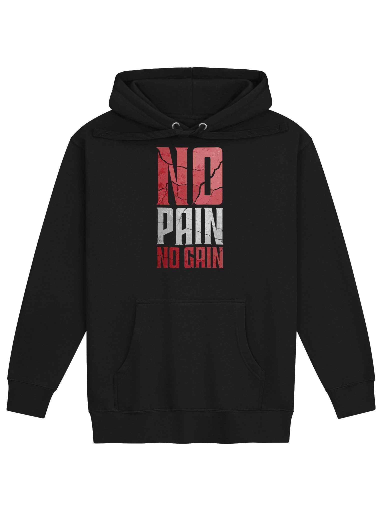 No Pain No Gain Gym Hoodie – Motivational Workout Sweatshirt product image (1)