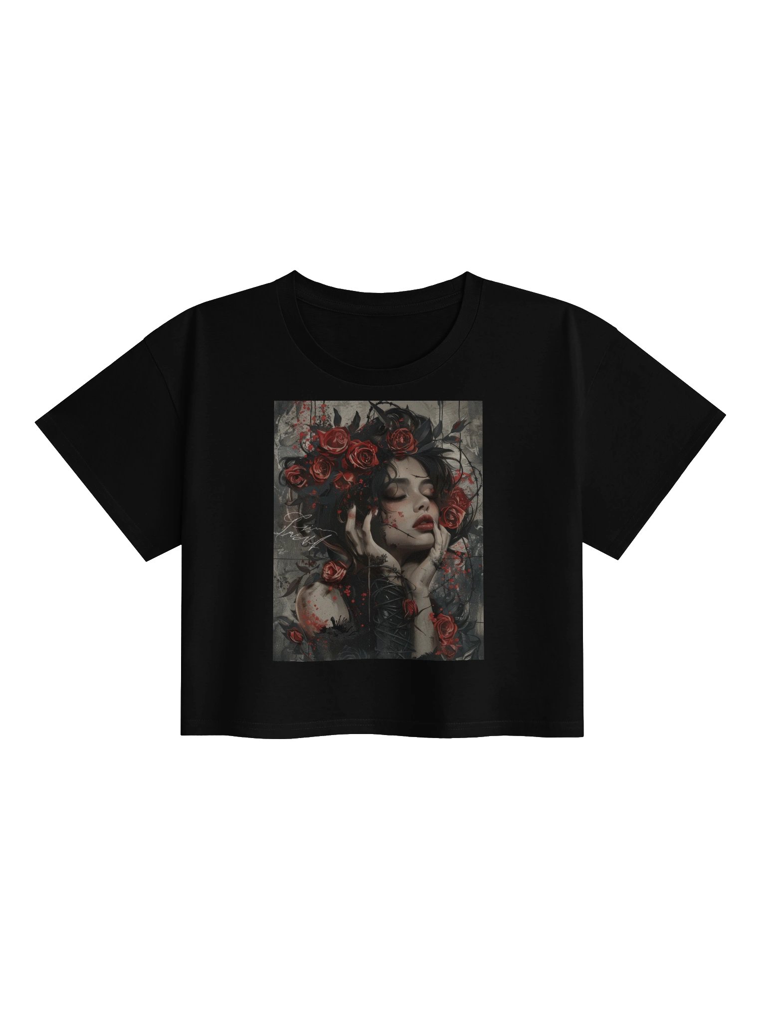 Feral Femme Crop Top – Cradling My Own Chaos product image (1)